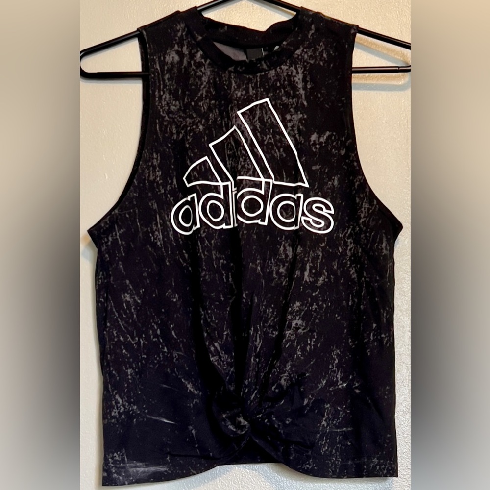 ADIDAS White Washed Print Tank